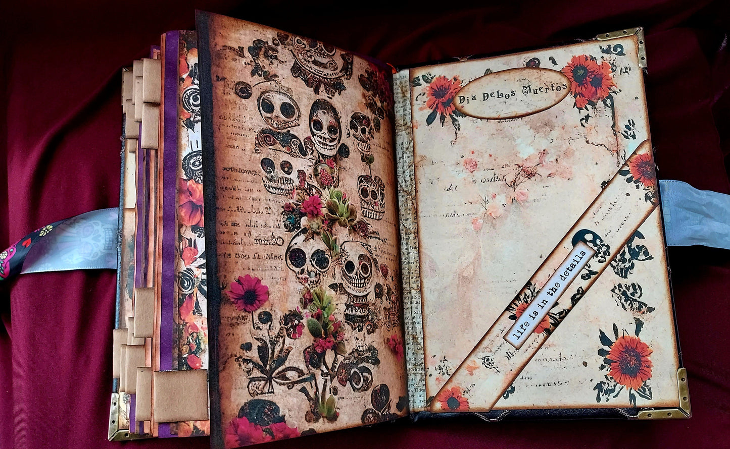 Day of the Dead/ Halloween Themed Junk Journal
