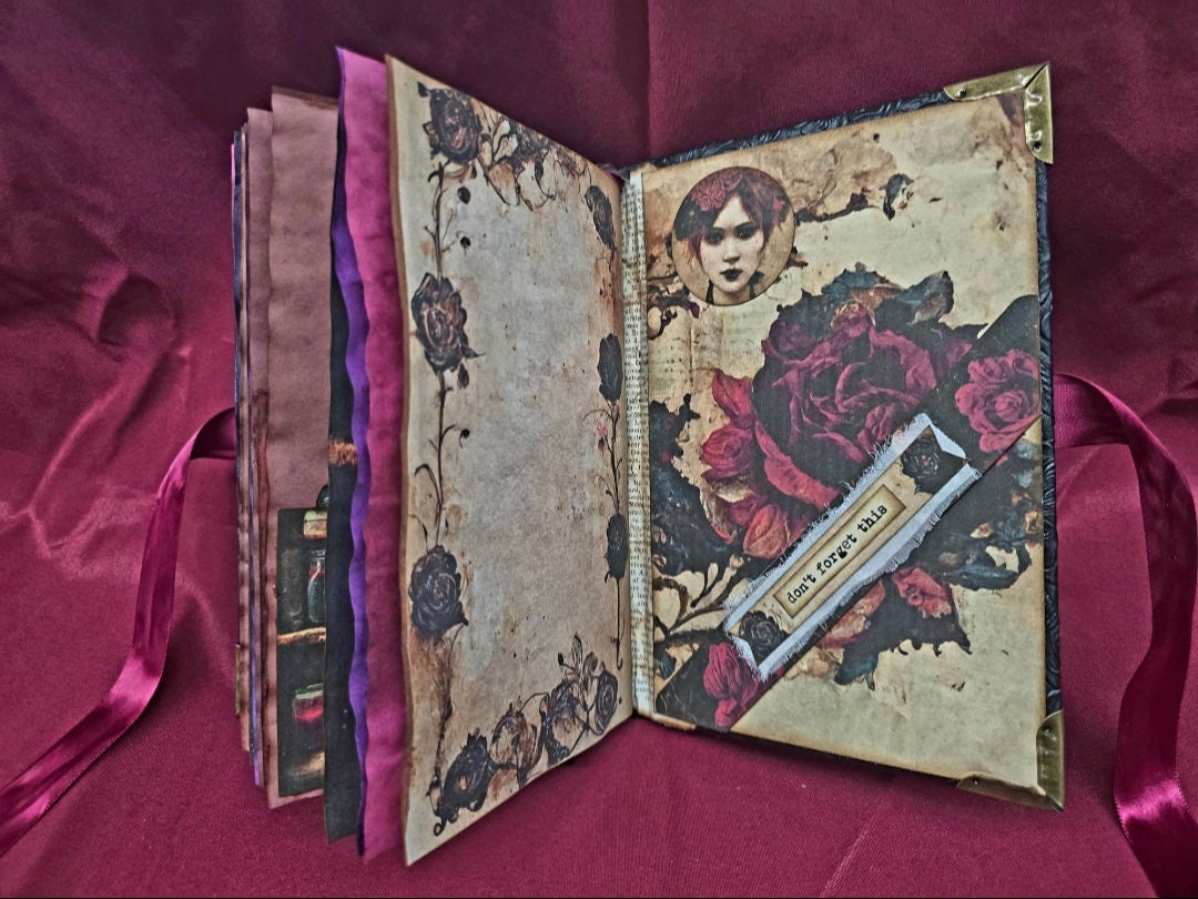 Bloody Tales/ Wednesday Themed Junk Journal