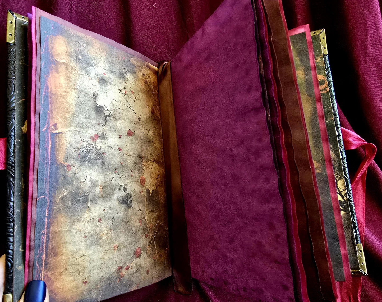 Dark Fox Fall Junk Journal – Handmade Autumn Woodland Notebook, Vintage Ephemera Scrapbook, Cottagecore Forest Journal, Witchy Gift