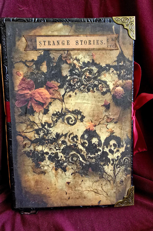 Dark Fox Fall Junk Journal – Handmade Autumn Woodland Notebook, Vintage Ephemera Scrapbook, Cottagecore Forest Journal, Witchy Gift